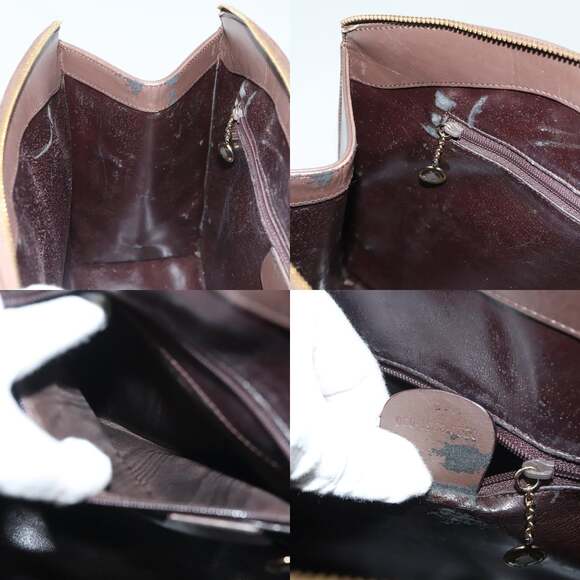 GUCCI Hand Bag Leather Brown Gold 000 1998 000 1998 - Picture 12 of 12
